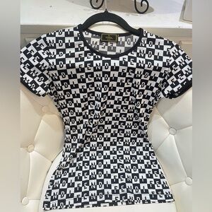 Fendi Black and White Top